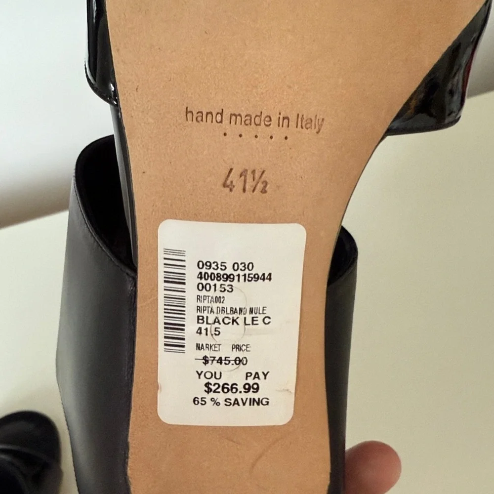 NEW w/Tags Manolo Blahnik Elegant Black Women's Heels Size 41EU | 10US - Picture 8 of 9